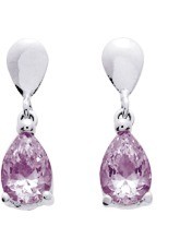 Amethysre pendants or gris 